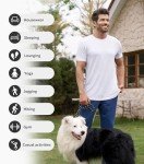 DAVID ARCHY Men's 2 Pack Soft Cotton Pajama Pants Lounge Wear Long PJs Bottoms (Iron Gate+Moonlight Blue,L)