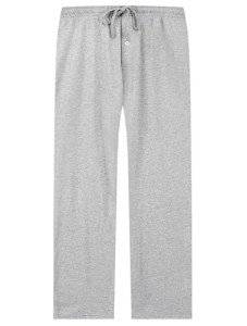 U2SKIIN Mens 100% Cotton Pajama Pants, Lightweight Soft Lounge Pant with Pockets Sleep Pj Bottoms for Men(Light Grey Mel, L)