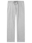 U2SKIIN Mens 100% Cotton Pajama Pants, Lightweight Soft Lounge Pant with Pockets Sleep Pj Bottoms for Men(Light Grey Mel, L)