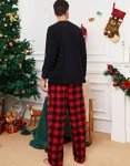 U2SKIIN Mens Pajama Pants Fleece with Pockets Soft Plaid Lounge PJ Bottoms for Men Microfleece(Buffalo Plaid-Red, L)