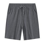 Mens Pajama Pants Short Modal Pajama Bottom Lounge Sleepwear Knit