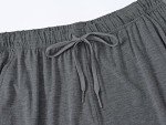 Mens Pajama Pants Short Modal Pajama Bottom Lounge Sleepwear Knit