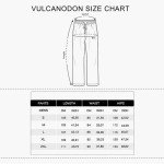 Vulcanodon Mens Plush Warm Pajama Pants, Fluffy Soft Fleece Sleep Pant with Pockets Lounge Pj Bottoms for Men (Black, L)