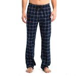 Mens Tall Pajama Pants 34/36/38 Long Inseam Plaid Lounge Pants Sleepwear Pajama Bottoms 100% Cotton