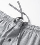 DAVID ARCHY Men's Soft Cotton Pajama Pants Comfy Sleep Shorts Lounge Wear Bottoms for Men 2 Pack