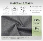 HomyComy Men's Cotton Pajama Bottoms Drawstring Sleep Lounge Shorts Sleepwear Black/Grey