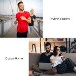 Amy Coulee Mens Casual Pants Cotton Joggers Open Bottom Sweatpants with Elastic Waist Breathable Rust Pajamas Pants (Rusty, M)