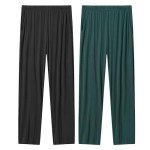 Men's Soft Knit Pajama Pants Sleep Lounge Bottoms Modal Lightweight Loungewear Pj Pants