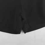 GYMAPE Men 3" Cotton Boxer Lounge Short Shorts Underwear Pajama Bottoms Sleeping Wear, Black, Small