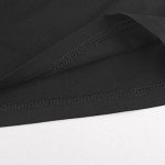 GYMAPE Men 3" Cotton Boxer Lounge Short Shorts Underwear Pajama Bottoms Sleeping Wear, Black, Small