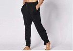 Cicilin Men's Modal Pajama Pants Lounge Pants with Pockets Soft Sleep Pj Bottoms Black XXXL