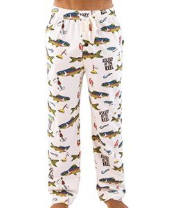 Lazy One Pajama Pants for Men, Men's Separate Bottoms, Lounge Pants, Asleep at the Reel Pajama Pants, X-Large