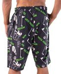 Lazy One Pajama Shorts for Men, Men's Pajama Bottoms, Sleepwear, Golf, Mulligan, Caddy, Birdie, Bogey (Golfers, Medium)
