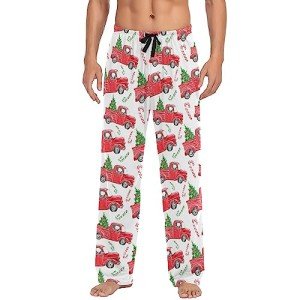 Cute Sloth Pajama Pants Mens Lounge Pants Super Soft Men Pajama Bottoms with Pockets Drawstring, 03 Color, Large