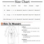 Men’s Waffle Robe Plus Size Bathrobe Lightweight Spa Soft Sleepwear Kimono Robes Long Sleeve Pajamas with Pockets