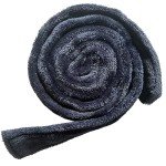 LANOBA Robe Belt Replacement Soft Flannel Waistband Pajamas Bathrobe Tie Waist Belt Waist Band for Women Men, 67 in x 1.57 in, Navy Blue, One Size