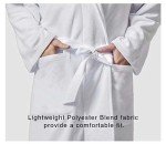 AFPANQZ Men Bathrobe with Pockets Full Length Sleepwear Long Sleeve Lightweight Pajama Shawl Robe Waffle Nightgown Big & Tall, Vintage Aztec Bear, XX-Large