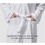 Poceacles Cool Wolf Black Long Robe Full Length Warm Plush Bathrobes Boho Feather Print Men's Shawl Sleepwear Pajama with Front Pockets