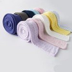 LANOBA Bathrobe Belt Replacement Soft Touch Terry Cotton Robe Pajamas Tie Waist Belt For Women Men,67 inch x 1.57 inch, Thin Grey, One Size