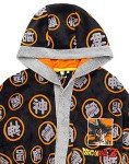 Dragonball Z Goku Dressing Gown Mens Black Pyjamas Robe Bathrobe Medium