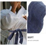 Holibanna Robe Belt Replacement Soft Thin Flannel Hotel Bathrobe Belt Dark Blue Waistband Pajamas Bathrobe Tie for Women Men Bathrobe Belt Replacement, Dark Blue, One Size