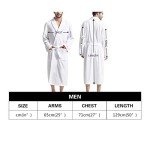 doginthehole Mens Soft Kimono Robe Lightweight Knee-Length Loungewear Turquoise,Native American Tribal Horse Pattern Bathrobe Home Pajamas with Two Pocket