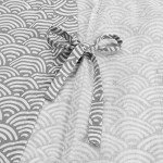 ITODA Japanese Style Robes Kimono Pajamas Suit Women Men Dressing Gown Set with Pocket, Grey-l, One Size