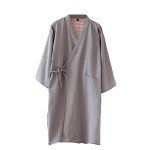 men's yukata Robes Kimono Robe Khan Steamed Clothing Pajamas #03
