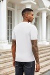 Men's Muscle Fit Crew Neck Waffle T-Shirt
