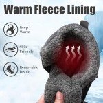 Men Snow Boots Waterproof Winter Boots Insulated Cold Weather Outdoor Booties Walking Hiking non slip Shoes Warm Fur Lined High Top Lace Up