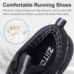 ziitop Trail Running Shoes Men Waterproof Hiking Shoes Non-Slip Outdoor Trekking Sports Shoes for Men Lightweight Breathable Sneakers All-Terrain Cross Training Shoes Walking Shoes