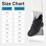 ziitop Trail Running Shoes Men Waterproof Hiking Shoes Non-Slip Outdoor Trekking Sports Shoes for Men Lightweight Breathable Sneakers All-Terrain Cross Training Shoes Walking Shoes