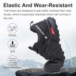 ziitop Trail Running Shoes Men Waterproof Hiking Shoes Non-Slip Outdoor Trekking Sports Shoes for Men Lightweight Breathable Sneakers All-Terrain Cross Training Shoes Walking Shoes
