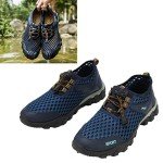 Men's Hiking Shoes,Quick Dry Breathable Sports Shoes with Rubber Sole,Mesh Lightweight Outdoor Training Walking Shoes for Running(40)