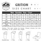 GRITION Mens Outdoor Hiking Sandals Summer Beach Closed Toe Water Sandal Waterproof Comfortable Fisherman Adventures Sport Athletic Walking Traveling Shoes Sandles, Olive 2339, 10.5