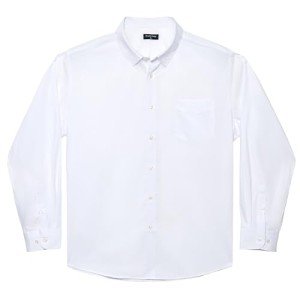 Big and Tall Long Sleeve Dress Shirts for Men