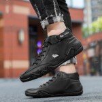 Vogldeck - Nevova Shoes for Men, Nevoldeck - Waterproof Winter Orthopedic Shoes, Nevova Orthopedic Shoe for Man, Outdoor Comfy Orthopedic Arch Support Daily Walking Shoes Casual Hiking Ankle Boots,