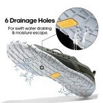 NORTIV 8 Mens Barefoot Water Shoes Lightweight Sports Aqua Shoes Outdoor Swim Fishing Hiking Diving Surf Walking Athletic Water Shoe Army/Green Size 8.5 US TREKMAN-2