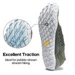 NORTIV 8 Mens Barefoot Water Shoes Lightweight Sports Aqua Shoes Outdoor Swim Fishing Hiking Diving Surf Walking Athletic Water Shoe Army/Green Size 8.5 US TREKMAN-2