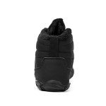 Men's Women's Winter Snow Boots, Slip On Warm Fur Lined Zero Drop Barefoot Hiking Boots, Wide Toe Box Ankle Booties, Minimalist Waterproof Non-Slip Sneakers Hike Shoes for Hiking Walking Outdoor,