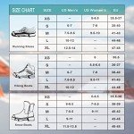 Crampons Ice Cleats Snow Traction Cleats for Walking on Snow and Ice Women Men Winter Outdoor Anti Slip Ice Grips for Hiking Fishing Climbing Boots Shoes (Black, X-Large[Women:11.5-14/Men:10.5-13)