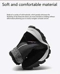 Men's Women's Ankle Boots Fur Waterproof Anti-Slip Lightweight Cozy Bootie Casual Outdoor Hiking Walking Comfortable Shoes(Grey,10.5 Women/9.5 Men