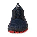 Water Shoes for Men and Women Barefoot Quick-Dry Aqua Sock Outdoor Athletic Sport Shoes for Kayaking, Boating, Hiking, Surfing, Walking (M-Red/Blue, 42)