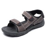 GSOHINO Men's Sport Sandals Open Toe Outdoor Beach Fisherman Sandals for Men Summer Athletic Lightweight Walking Hiking Casual Sandals Water Shoes, Brown, 11