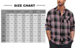 Men's Long Sleeve Plaid Flannel Dress Shirt - Pink