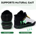 Hike Winter Footwear Barefoot Boots Mens Womens, Waterproof Winter Snow Boots, Warm Ankle Booties, Wide Toe Barefoot Hiking Boots, Non-Slip Zero Drop Sole Hike Shoes for Hiking Walking Outdoor, A3