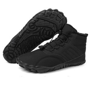 Hike Footwear Caspar Pro Non-Slip Waterproof Barefoot Shoes for Women and Men - Wide Toe Box Winter Hiking Shoes for Outdoor Adventure, Lightweight Barefoot Walking Boots for Comfort & Flexibility