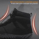 Fovolat Barefoot Boots Women,Winter Boots for Women Wide - Hiking Shoes Mens Womens Outdoor Athletic Sports Shoes Walking Shoes Trail Running Shoes Trekking Climbing Black