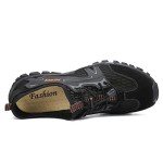 FLARUT Men's Sandals Barefoot Hiking Shoes Quick Dry Breathable Mesh Lightweight Outdoor Training Water Walking Shoes, B-black, 8.5