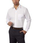 Van Heusen Men's Fitted White Dress Shirt